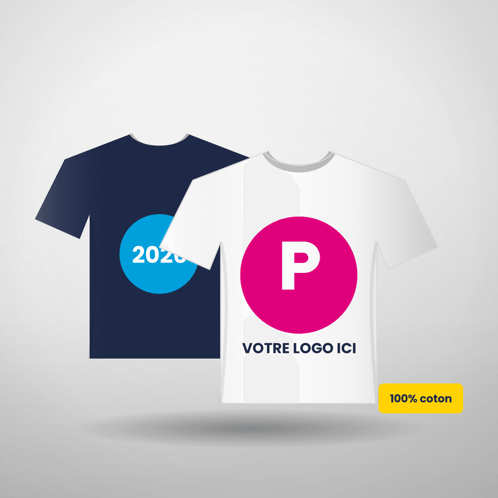 T-shirts en coton personnalisés à votre logo