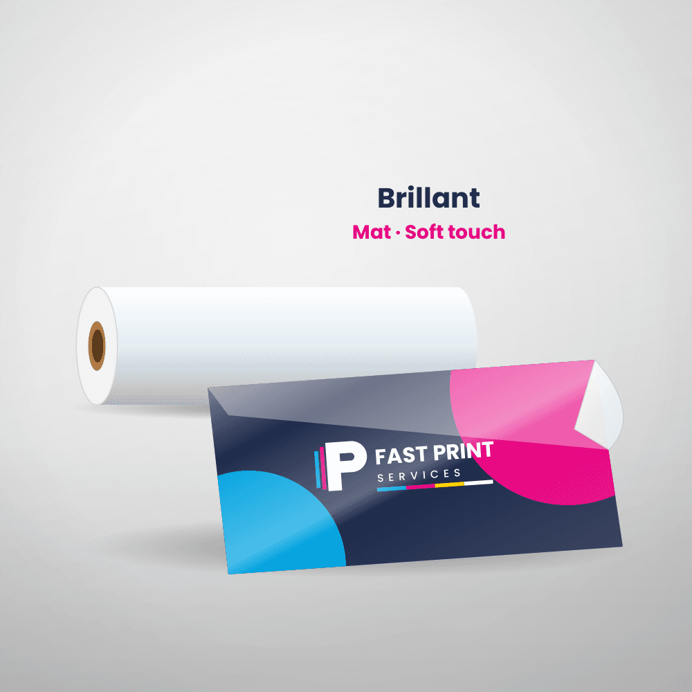 Film de lamination brillant, mat ou soft touch