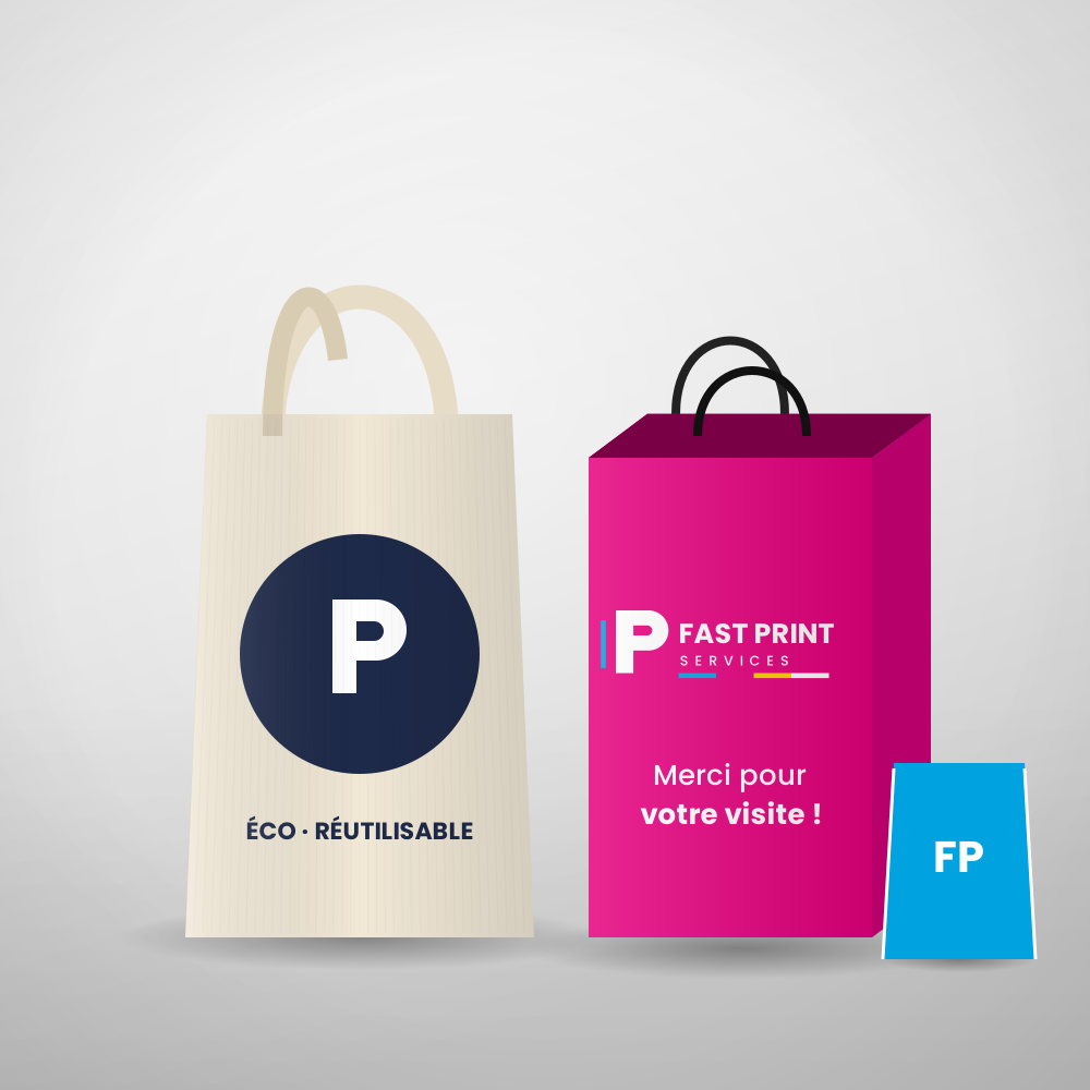 Tote bag réutilisable et sac shopping personnalisés