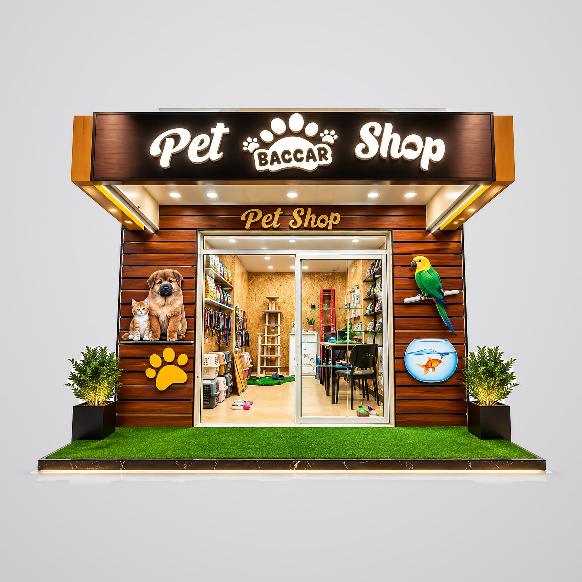 Façade Pet Shop Baccar