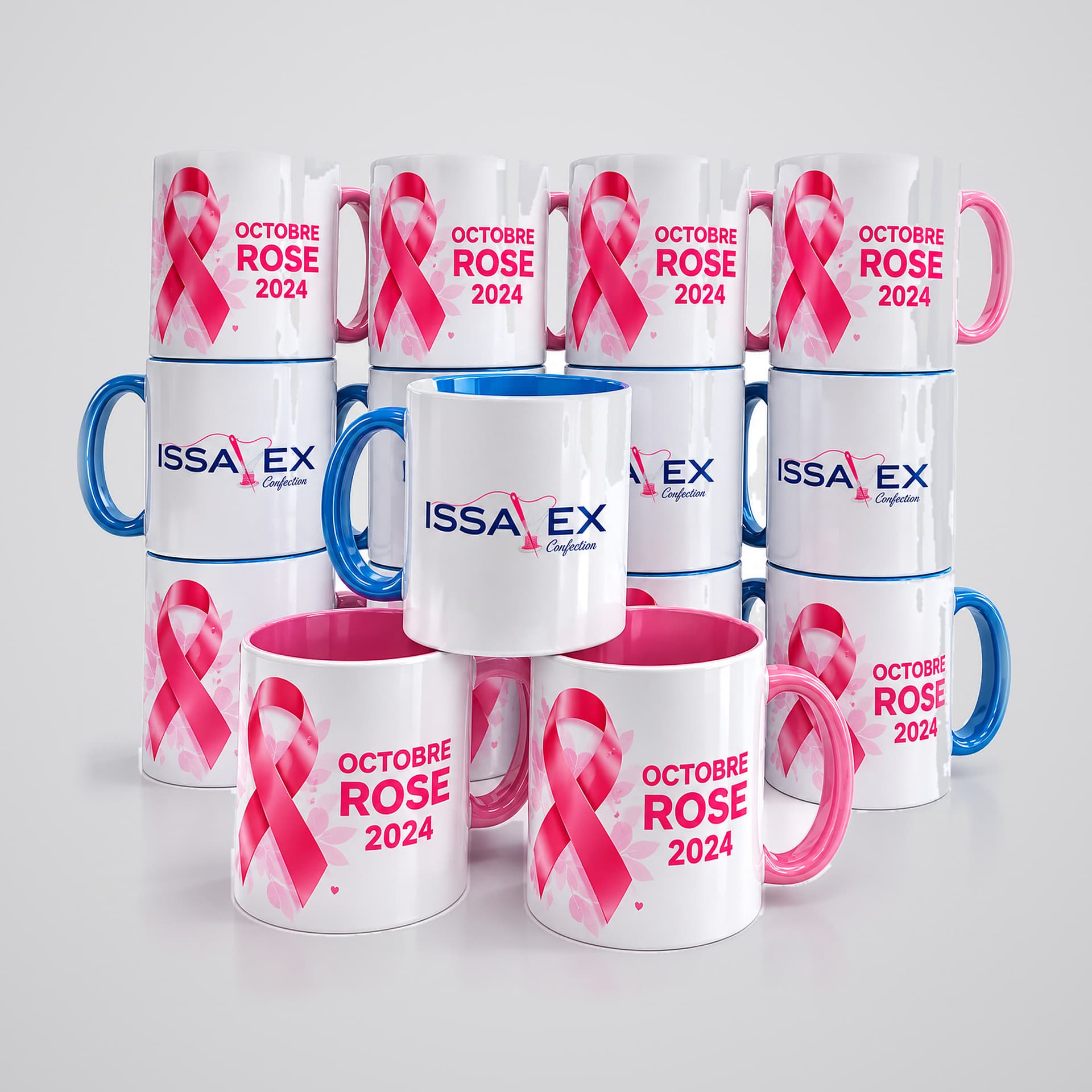 Mugs personnalisés Octobre Rose