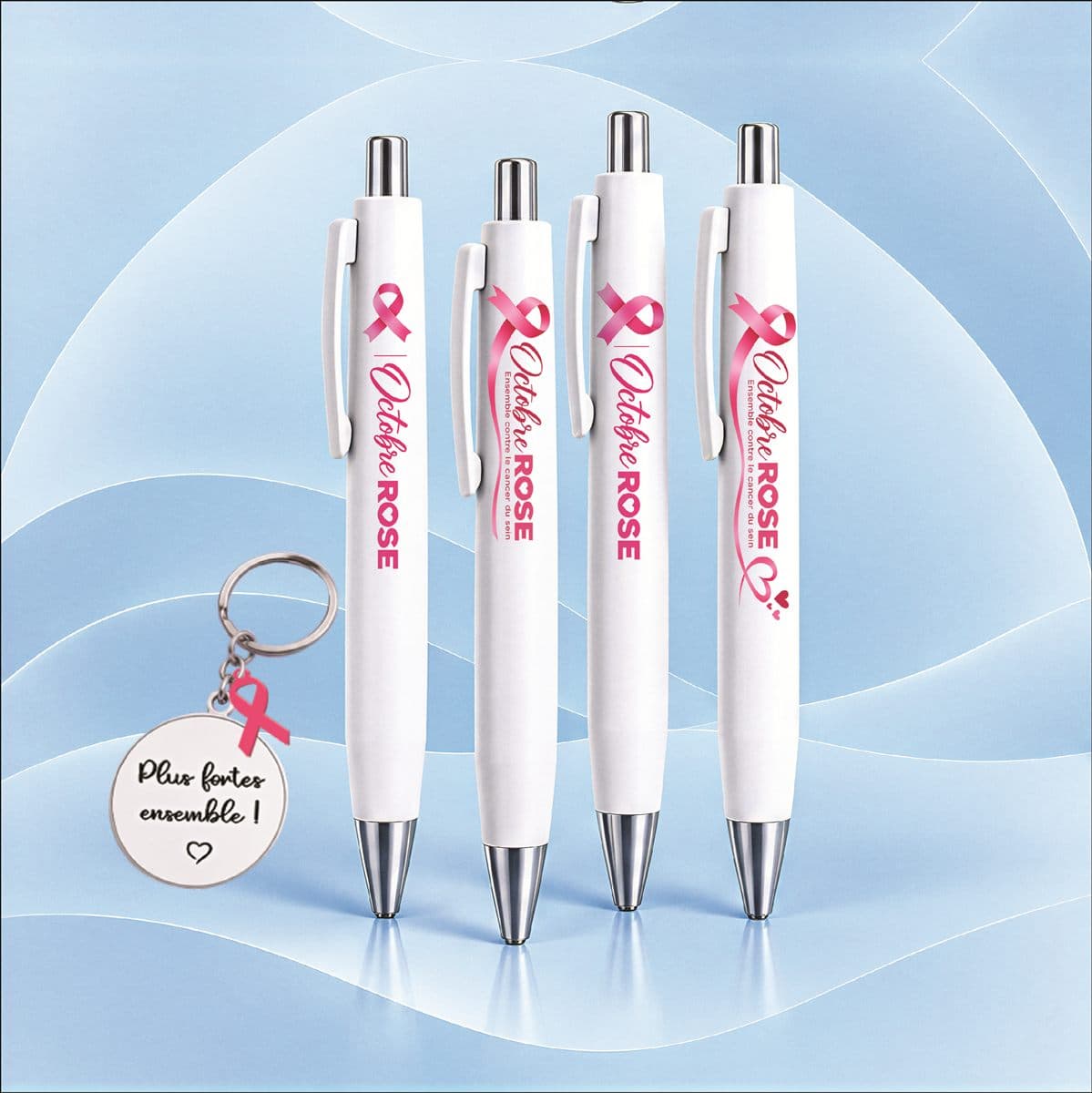 Stylos personnalisés Octobre Rose