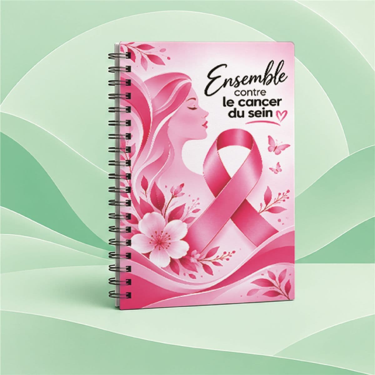 Carnet personnalisé Octobre Rose